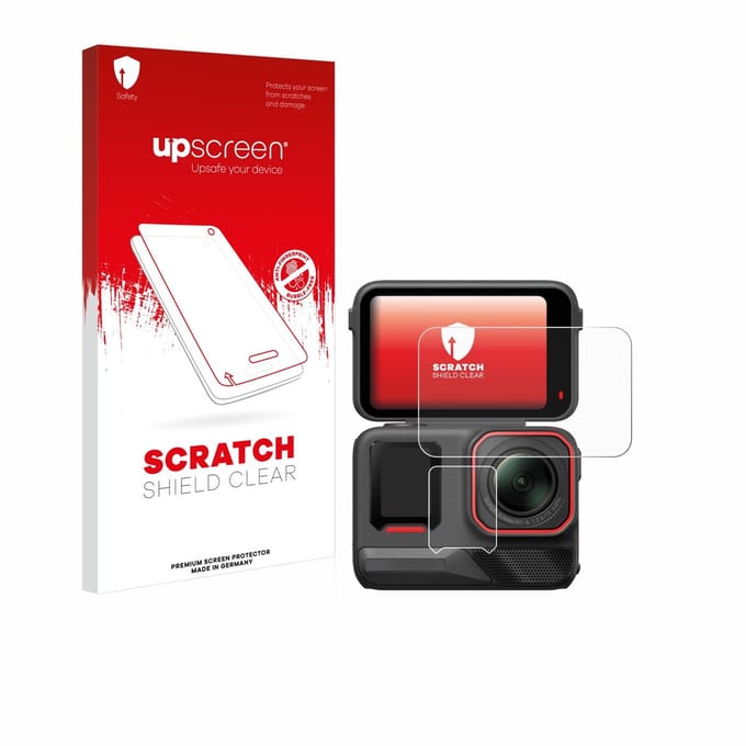 upscreen - Screenprotector voor Insta360 Ace Pro 2 - Folie Beschermfolie transparant