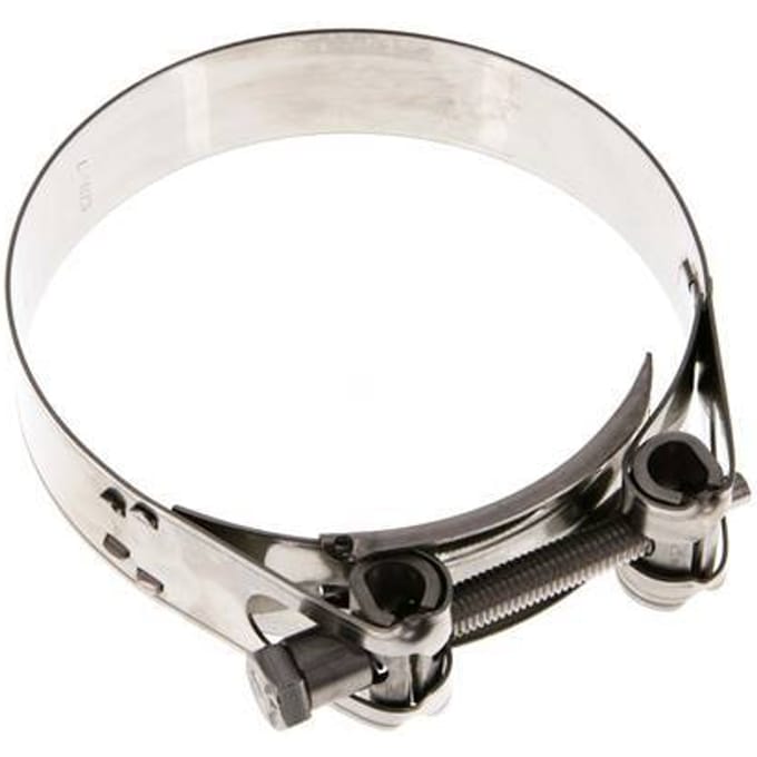 104 - 112 mm Slangklem van Rvs 304 met een 25 mm band - Norma