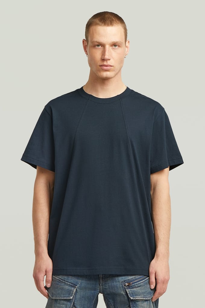 G-Star A Line Loose R T Blue Taglia: M | Magliette basic Outlet | Uomo | Blu
