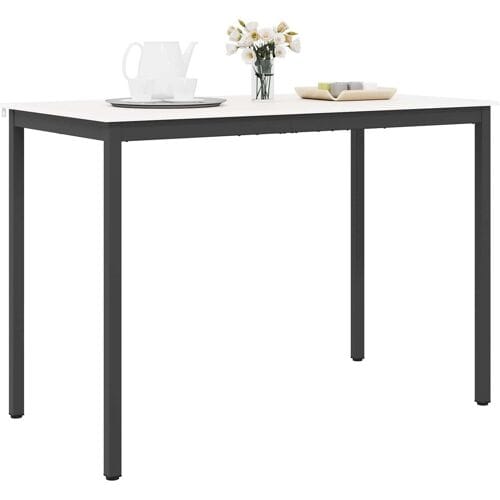 vidaXL - Bartafel - Wit - 150 - x - 80 - x - 105 - cm - Massief - grenenhout