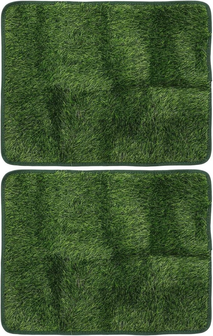 Kunstgras Hondentoilet - Plasmatten - Zindelijkheidstraining - Wasbaar en Herbruikbaar - 58.5 x 46 cm - Groen