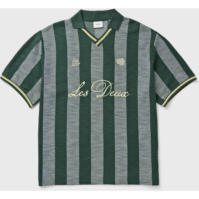 Stripe Jacquard Football Jersey