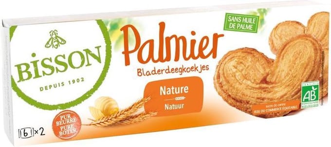 Bisson Palmier bladerdeegkoekjes 100 gram