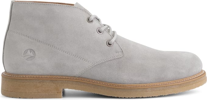 Travelin' Redhill Heren - Halfhoge veterschoenen - Suede - Grijs