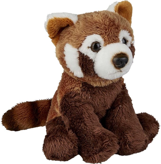 Ravensden Pluche Rode Panda knuffel - 15 cm - Speelgoed knuffeldieren - pandabeer - beren