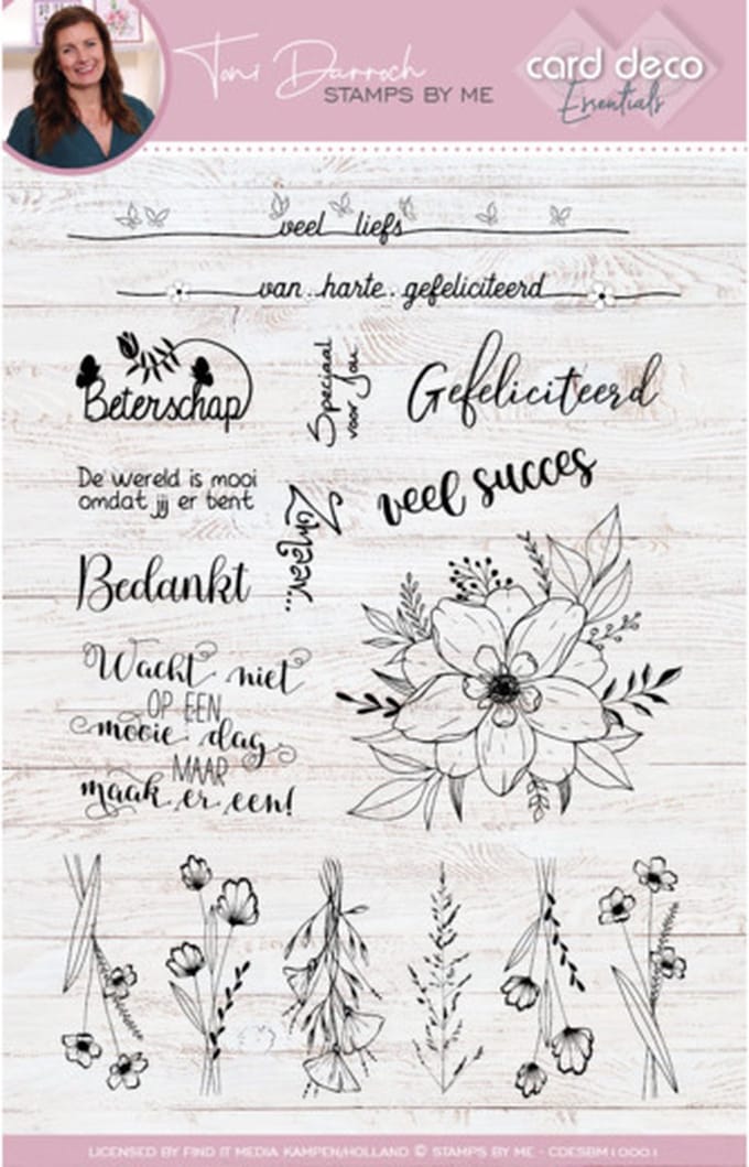 Card Deco Essentials - Stamps by Me - Clear Stamps A5 - Tulips