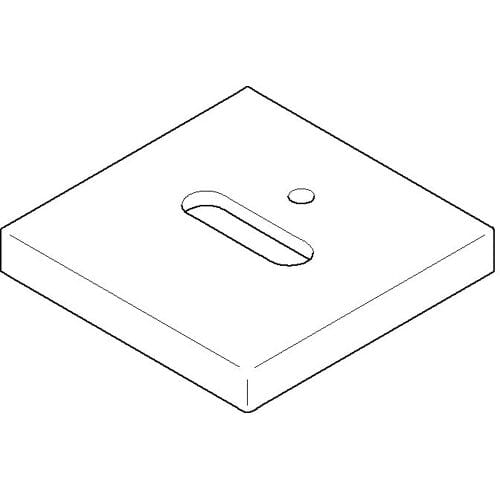 Dornbracht MEM replacement rosette for spout 092778032-00