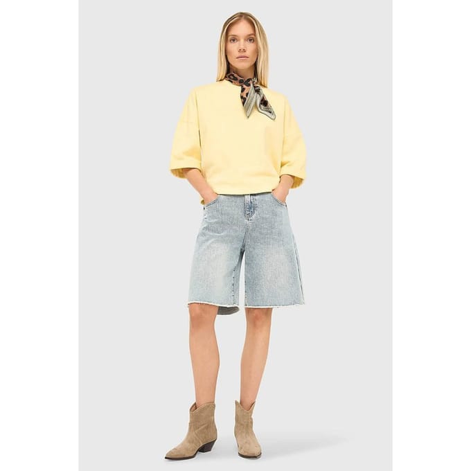 Janice Shorts Jeans Shorts Lichtblauw Bo