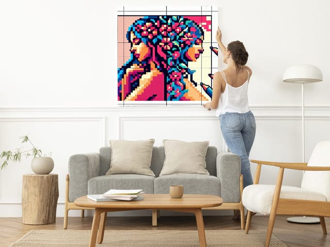 Kunstprint | Wanddecoratie | Dibond | 80 × 80 cm
