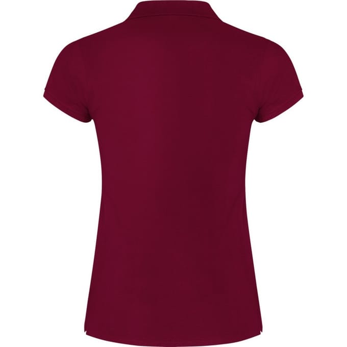 Roly Dames/Dames Ster Poloshirt (Granaatrood)