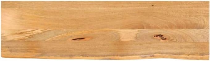 Massief Houten Tafelblad met Natuurlijke Rand 120x40x2.5cm Mango Hout