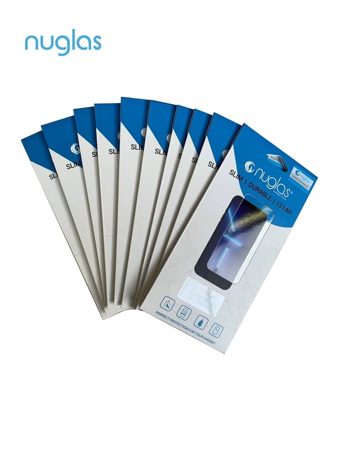 NuGlas 10 Pack Screenprotectors Voor iPhone 14 Pro Max - Tempered Glass 2.5D