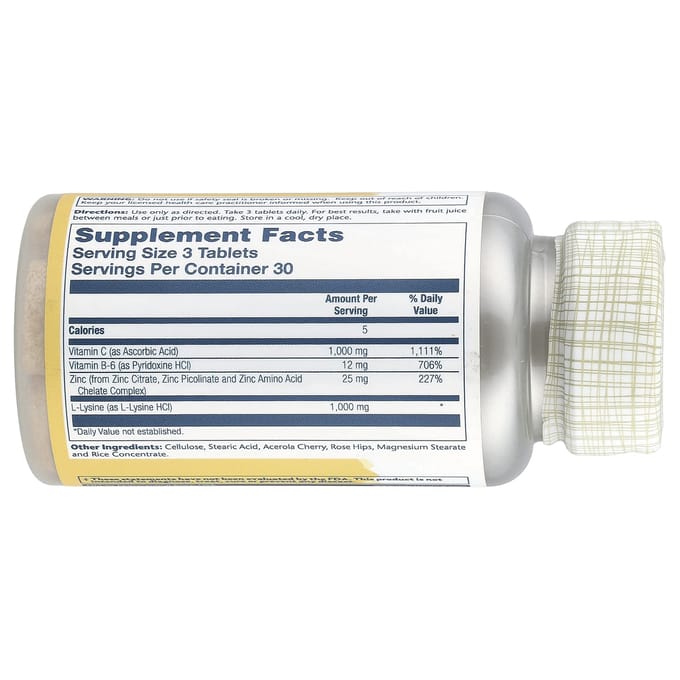 L-Lysine, 985Mg, 90 Tabletten (328mg per tablet)