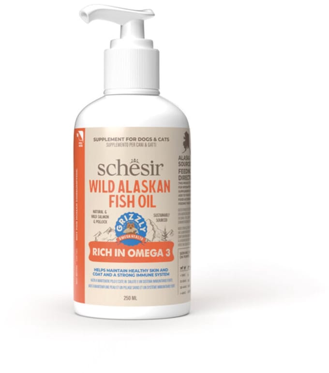 Schesir Grizzly Wild Alaskan Fish Oil - 250 ml
