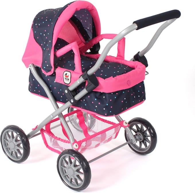 Bayer Chic 2000 - Kleine Poppenwagen Smarty - Confetti Pink