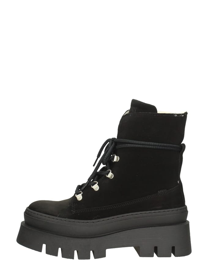 Bronx Evi-Ann Veterschoenen Hoog - zwart - Maat 38