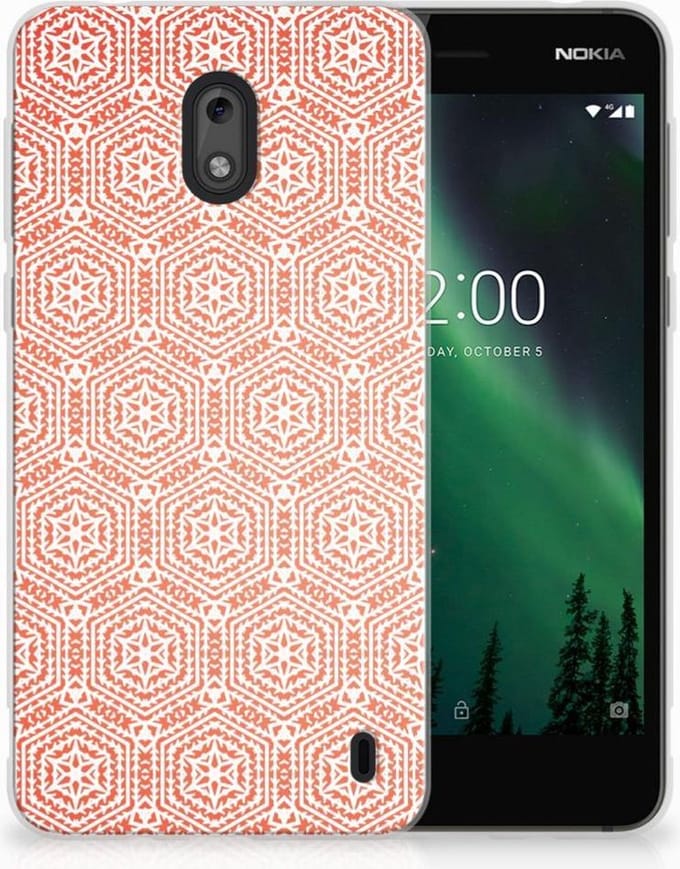 Nokia 2 TPU bumper Pattern Orange