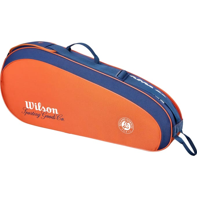Tas voor 3 tennisrackets Wilson Team Roland Garros 2026