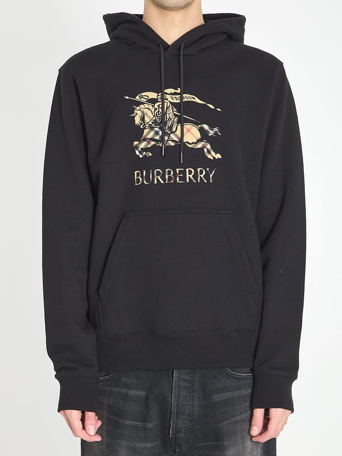 Katoenen jersey hoodie
