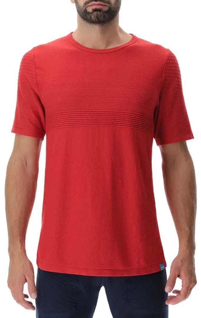 Uyn Natural Training T-shirt Met Korte Mouwen Rood L Man