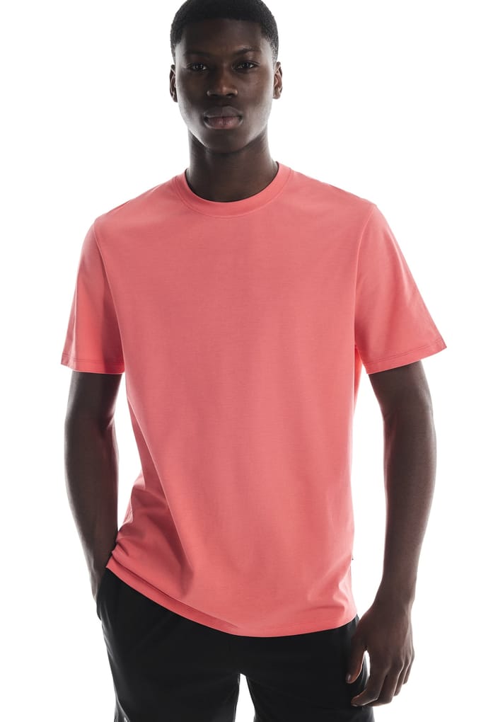 On Focus-t 3 M Coral Coral Maat: XS | Basic T-Shirts Outlet | Heren | Blauw