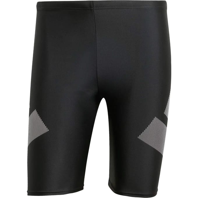 adidas Performance Big Bars Lange Zwembroek - Heren - Zwart