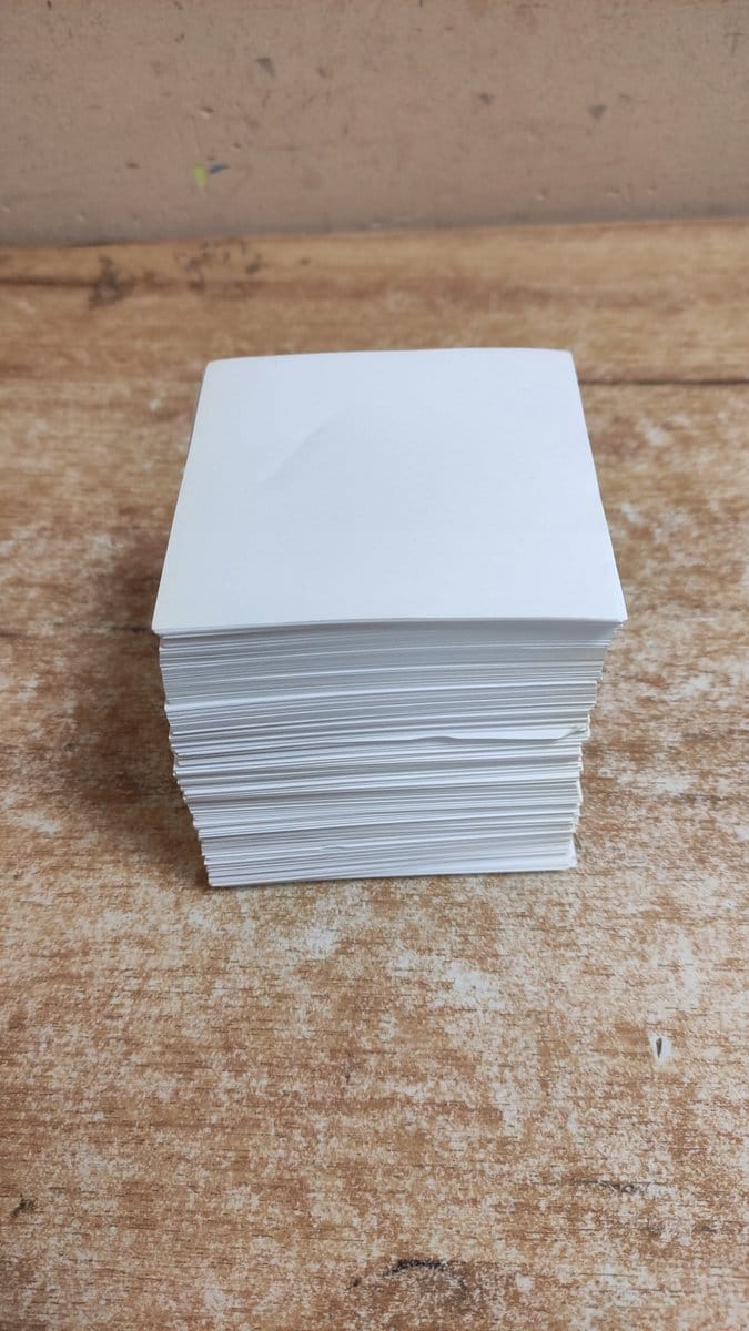 D.Rect Witte niet-klevende pads 90x90x90mm