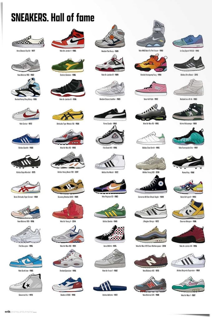 Poster Sneakers 91,5x61 cm