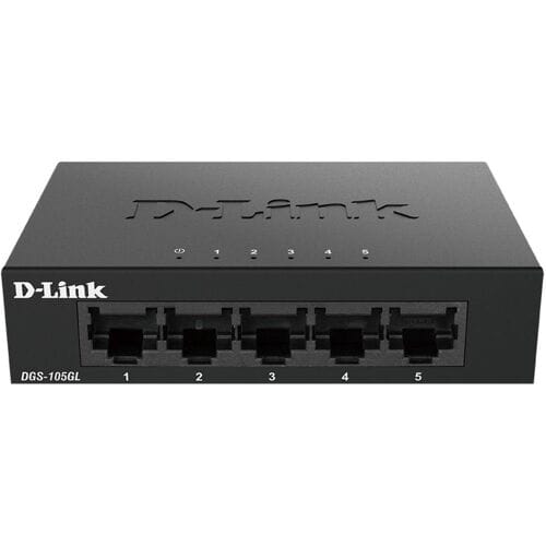 D-Link DGS-105GL/E DGS-105GL/E Netwerk switch 5 poorten 1 GBit/s