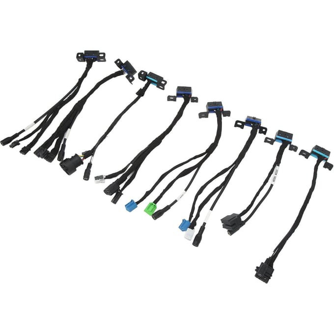 Lot de 8 câbles de détection de ligne de test ELV EIS, outils de diagnostic de remplacement pour Benz W204 W212 W221 W164 black