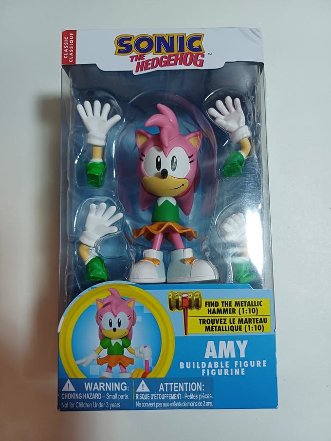 sonic the hedgehog zelfbouw figuur amy
