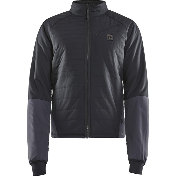 Craft - Maat XXL Hale Padded Fietsjack - Heren - Black/Asphalt/Zwart