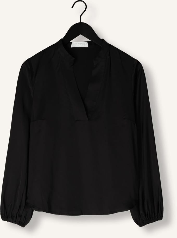 Amaya Amsterdam Violet Blouses Dames - Zwart - Maat S
