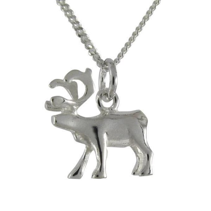AuBor ®. Hanger. Zilver. Het rendier.