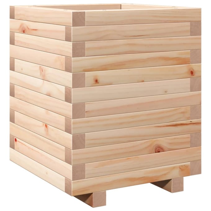 vidaXL - Plantenbak - 40x40x49,5 - cm - massief - grenenhout