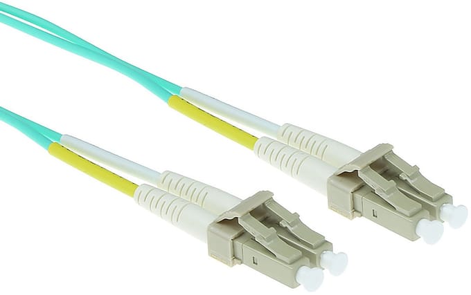 ACT 0,5 meter LSZH Multimode 50/125 OM3 glasvezel patchkabel duplex met LC connectoren RL9600