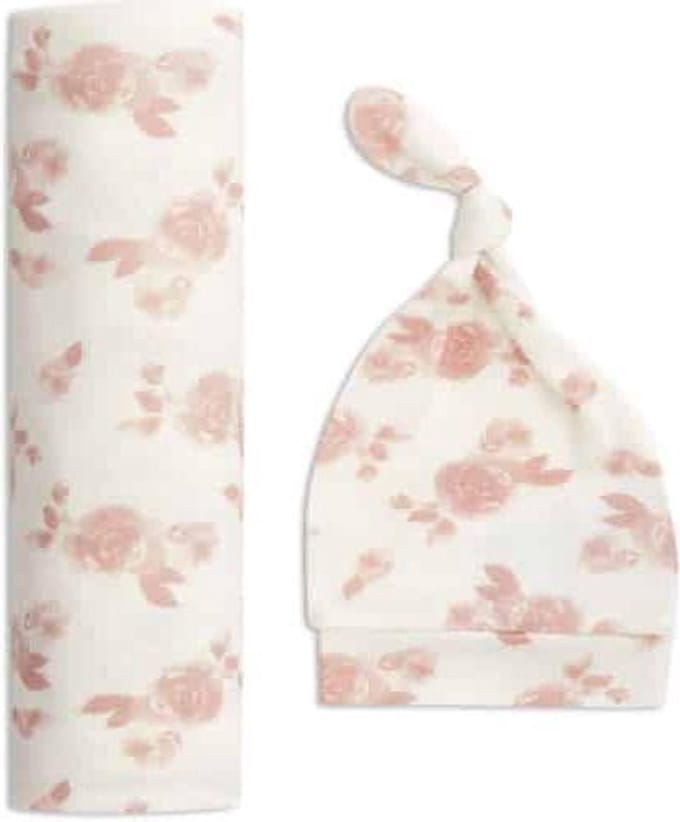Aden + Anais Snuggle Knit gift set Rosette