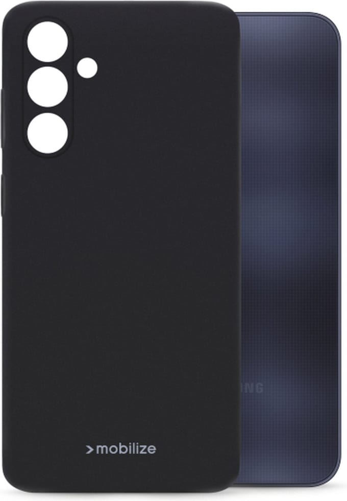 Mobilize Rubber Gelly Case - Geschikt voor Xiaomi Redmi Note 14 5G - Matt Black