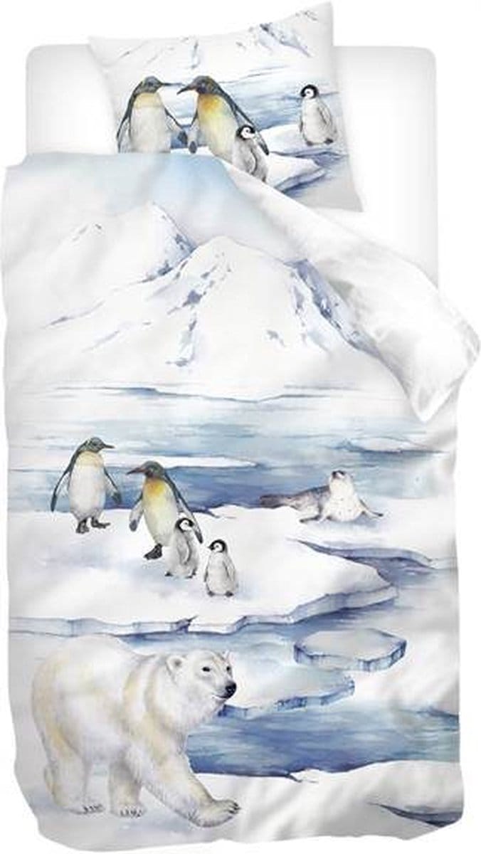 Snoozing Todz Dekbedovertrek - Eenpersoons - 140x200/220 cm - Wit