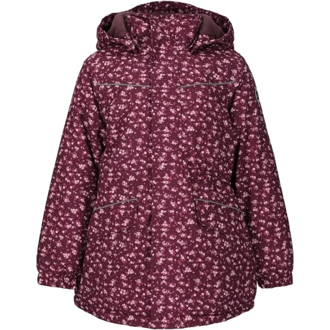 Geprinte parka kind Zigzag Angelina V2