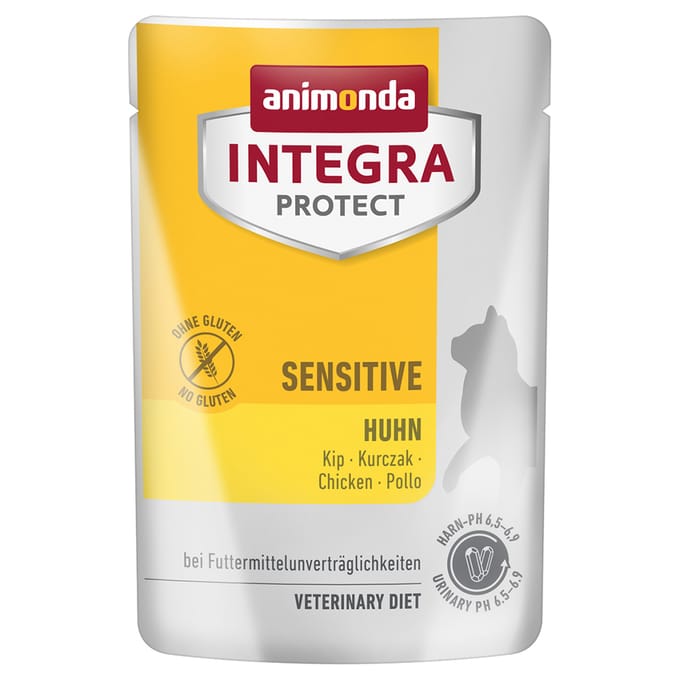 48x 85g animonda Integra Protect Adult Sensitive Kip Katten Natvoer
