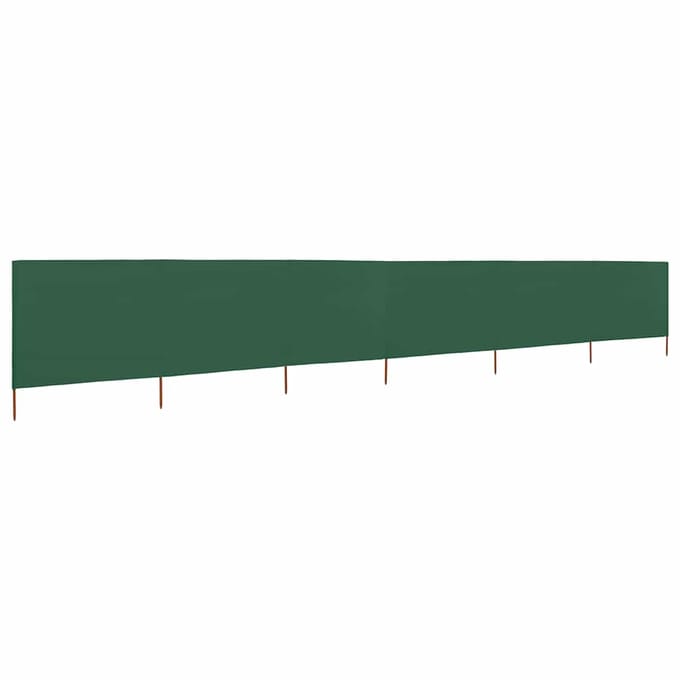 vidaXL - Windscherm - 6-panelen - 800x80 - cm - stof - groen