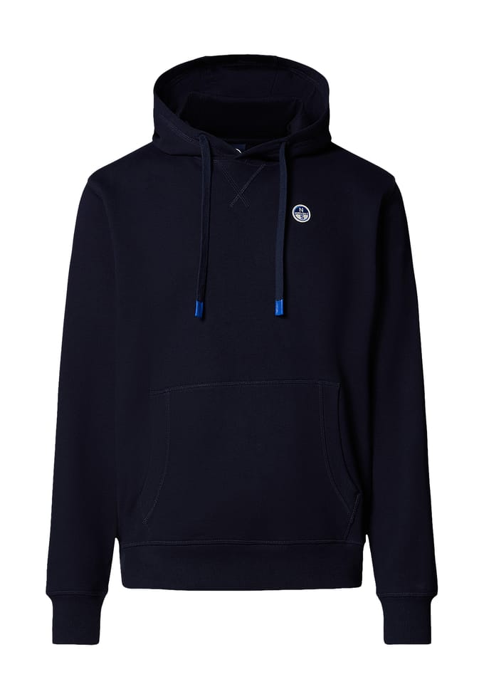 Sweater met capuchon en logo North Sails