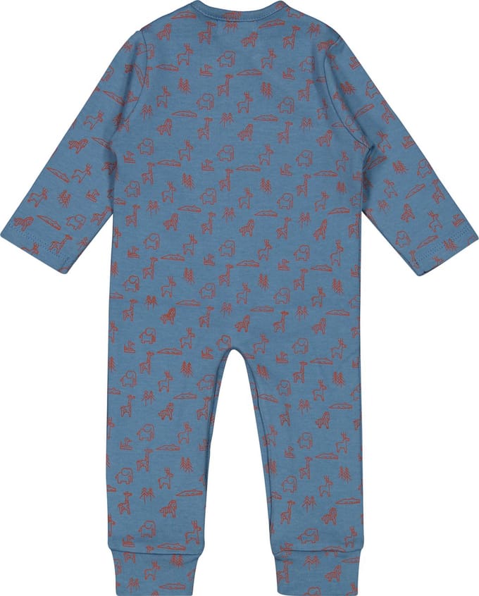 4PRESIDENT Romper - Zoo AOP - Maat 74 - Rompertjes baby