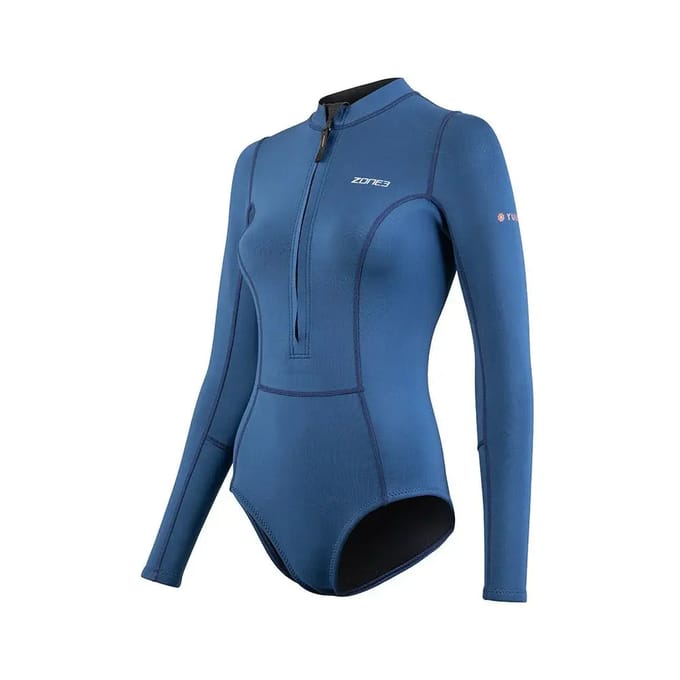 Korte neopreen overall met lange mouwen voor dames Zone3 Yulex®