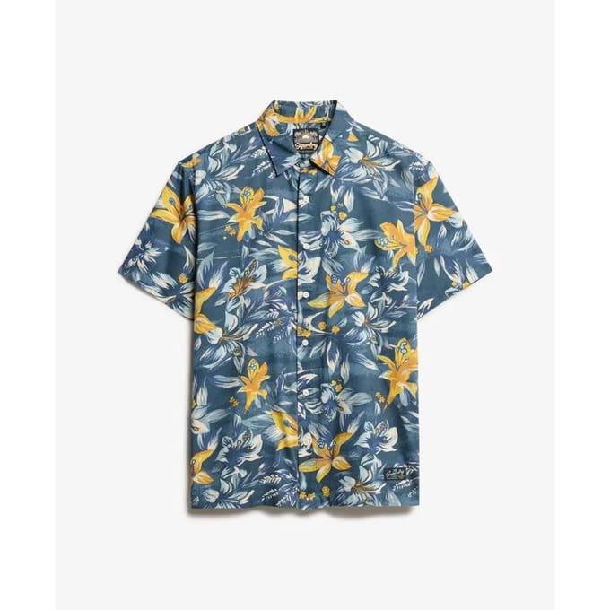 Superdry - Hawaïaans overhemd met print - Heren - Shirts