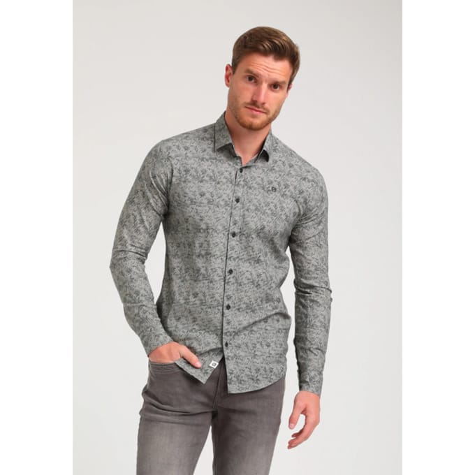 Gabbiano - Heren Overhemd - 334753 - 4445 Taupe