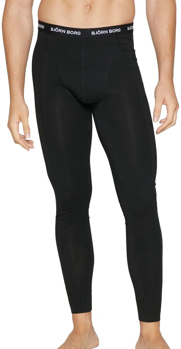 Bjorn Borg Thermo Onderbroek lang - Merino Wool Blend Long John - Thermobroek - Zwart / XL