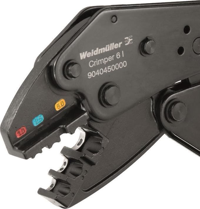 Weidmüller CRIMPER 6 I 9040450000 Krimptang Geïsoleerde connectoren 0.5 tot 6 mm²