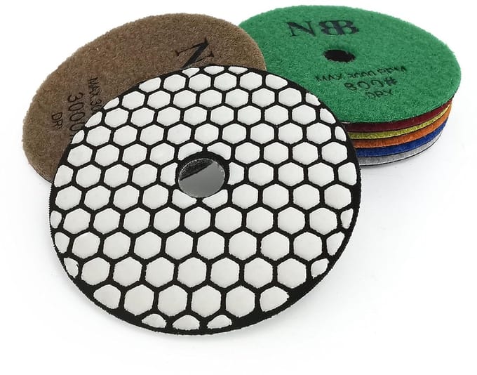 Diamant Polijstschijven - Schuur Disc - Droog Polijsten - Snelle Aggressieve Actie - 100mm Diameter